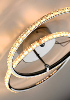 LED ceiling lamp 28W chrome rings Hello 98-69641 