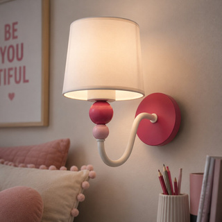 Lampa ścienna kinkiet 1X60W E27 biały BEBE 21-39163