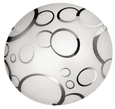 Plafoniera rotunda din sticla 30cm Doka 14-04499