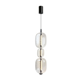 Lampa wisząca Playa szklana transparentna potrójna LED 12W 3000K regulowana