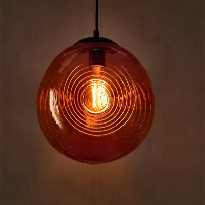 Lampa sufitowa wisząca 1X60W E27 pomarańczowy CLUB 31-51233