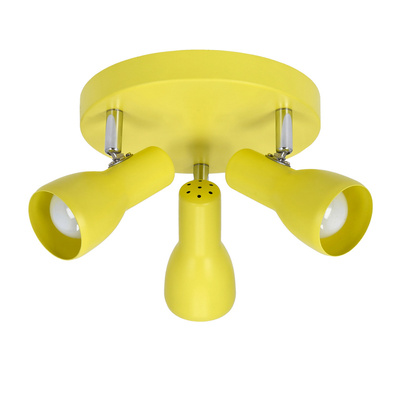 Plafonnier orientable moutarde 3xE14 Picardo 98-52414