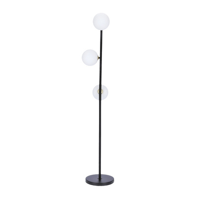 Lampa de podea negru + auriu Kama 53-01238
