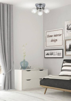 Plafonnier plafond 3X40W E14 chrome TURNO 98-10940