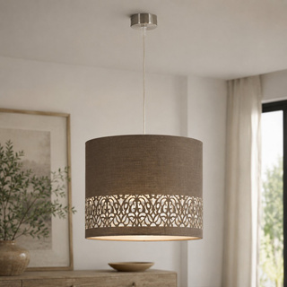 Plafonnier suspendu 1X60W marron ARABESCA 31-19519