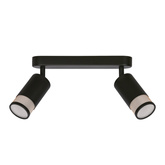 Lampa sufitowa Flin listwa 2-punktowa do salonu metalowa