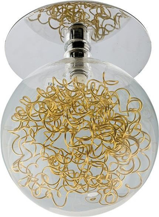 Plafonnier boule de verre orange SK-42 2299795