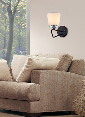 Morley Ledea 50401090 moderne Wandleuchte aus schwarz/weißem Metall