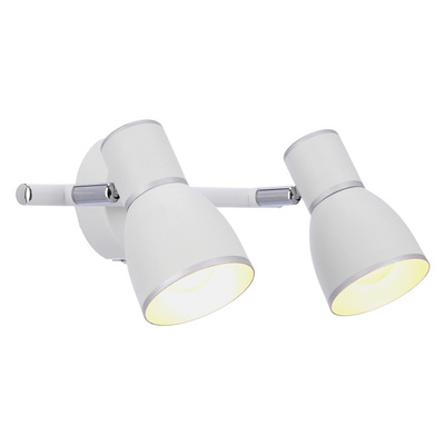 Bandă aplică 2X40W E14 alb/crom FIDO 92-63373