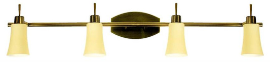 Ceiling lamp Candellux 94-85699 Kroton strip 4X40W G9 patina