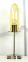 Melot 41-10813 lampe de table en verre nickel mat