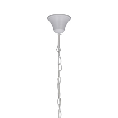 White chandelier hanging lamp 5xE14 Batley Ledea 50205110