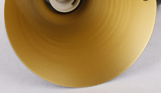 Einzelne mattschwarze und goldene Wandleuchte More Candellux 21-71149