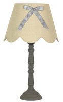 Linen table lamp 60W E27 Vibu 41-28365