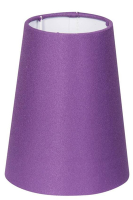 Abajur con violet 15x12,5cm țesătură E14/PVC Cone Candellux 77-10575