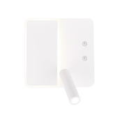 Aplică LED albă 6W cu lampă de lectură reglabilă Alma Candellux 22-75994