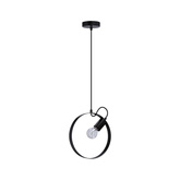 Lampe suspendue en métal noir Nexo Ledea 50101199