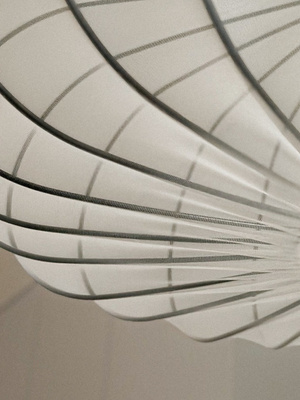 MELLOW lampă de podea neagră 1x40W E27 abajur 52 sferă albă 51-40879