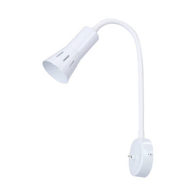White wall lamp adjustable arm 1xE14 Arena 91-81346