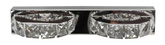 Applique LED 2x3W cristaux SHIPI 22-45300