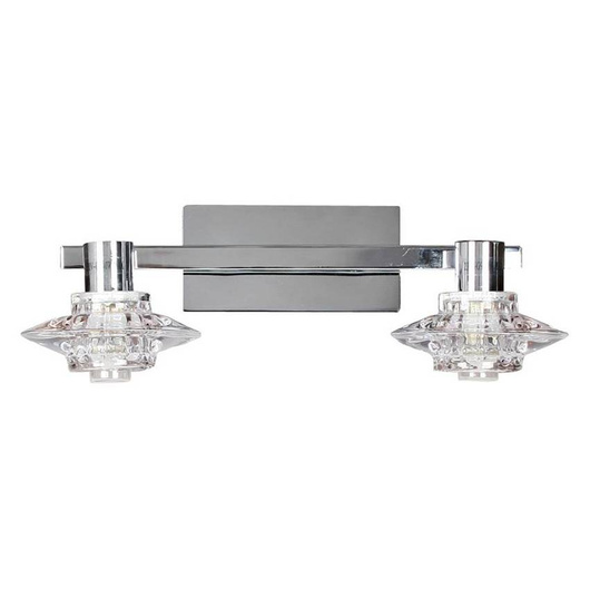 Lampa sufitowa  Rastek l 2x40W G9 w kolorze chrom nowoczesna i  dekoracyjna lampa do salonu sypialni korytarza