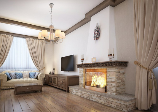 White chandelier lamp 5xE14 York Ledea 50205095