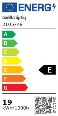 LED panel 18W LED 19CM 6500K cold white rosette for Merc02 Candellux 2105748 plafond