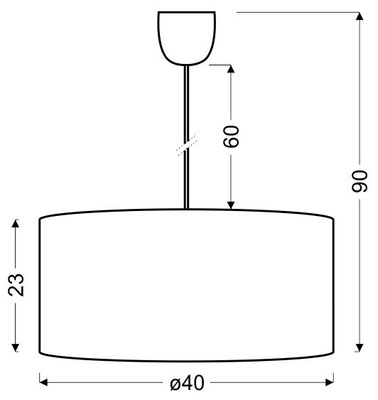 Plafoniera suspendata candellux onda 31-06127 e27 maro