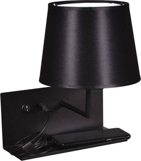 Kinkiet Lampka nocna K-4767 z gniazdem USB z serii ESSEO KAJA