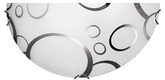 Plafon ścienny szklany lampa E27 Doka 11-09203