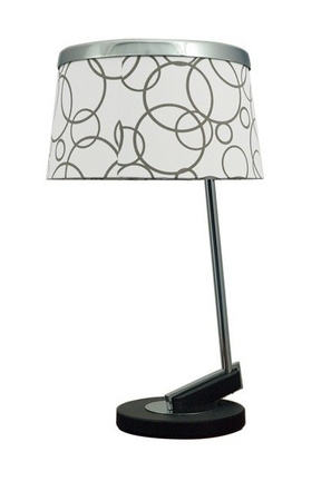 Lampa de masa alb/crom Impresja 41-45372