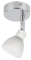 Applique tête ronde 1E avec système d'articulation KD 1X5W blanc ROY 91-67524