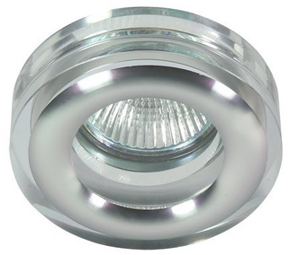 Plafonnier verre rond clair MR16 50W SK-81 Candellux 2227382