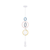 hoops 5 lampă suspendată 1x20w E27 iq kids mix color