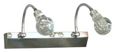 Wandleuchte Candellux 22-27047 Acryl-LED-Wandleuchte 2X2W LED Chrom
