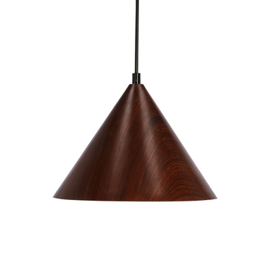 DUNCA HANGING LAMP 25CM E27 DARK WALNUT LAMPSHADE