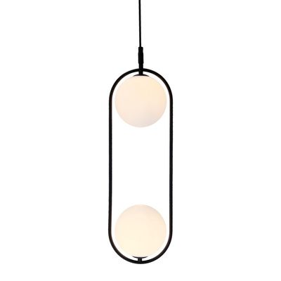 Cordel porte-à-faux 2X28W G9 noir 32-10155