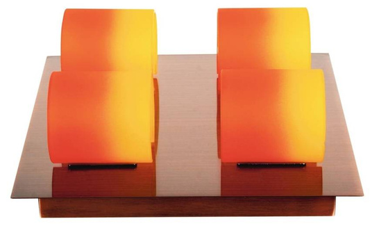 Plafoniera Candellux 24-82070 Plafoniera Ambra cupru 4XG9/40W 230V