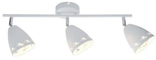 Bandă aplic 3xE14 70cm alb mat COTY 93-67142