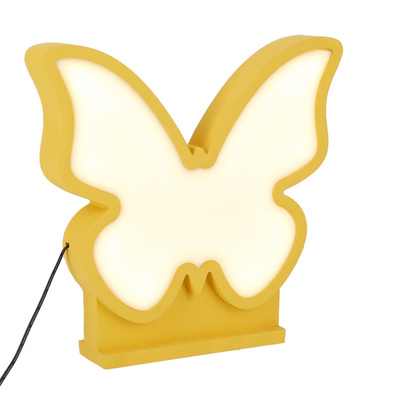 BUTTERFLY lampka stołowa dla dziecka LED IQ KIDS złoty