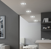 Plafoniera din sticlă transparentă cu ochi pătrat SSU-13 Candellux 2263069