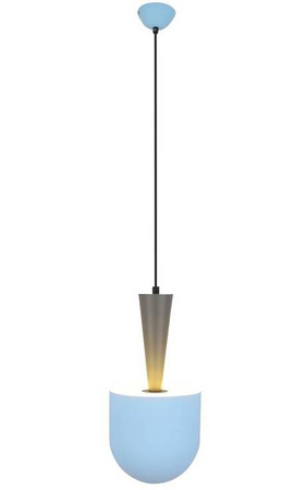 Hanging lamp blue/gray E27 Visby Ledea 50101167