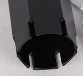 Lampe suspendue projecteur noir Tube 31-77691