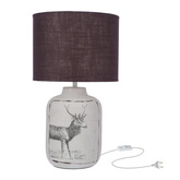 Lampa de masa din ceramica argintie Wales 41-39194