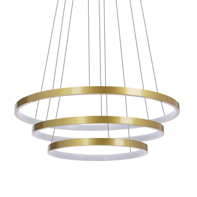 Lampa wisząca LED 60W 50cm złota LUNE 33-76397