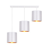 Hanging lamp white strip 3xE27 Atlanta 33-00651