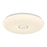 Montana Ceiling lamp white + gold plafond 24w led 40 cm white shade