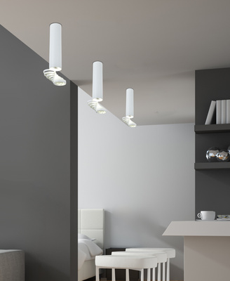 Tub alb cu inele reglabile Candellux 2282756