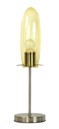Melot 41-10813 glass matt nickel table lamp