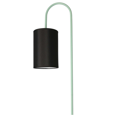 Floor lamp black and green shelf Ravello 51-00064